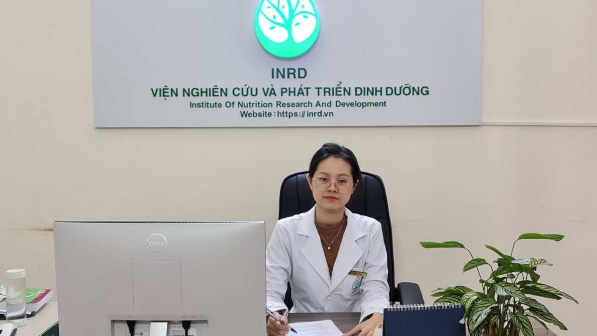 Ths.Hồ Thị Hoa - Viện phó Viện Nghiên cứu và phát triển dinh dưỡng