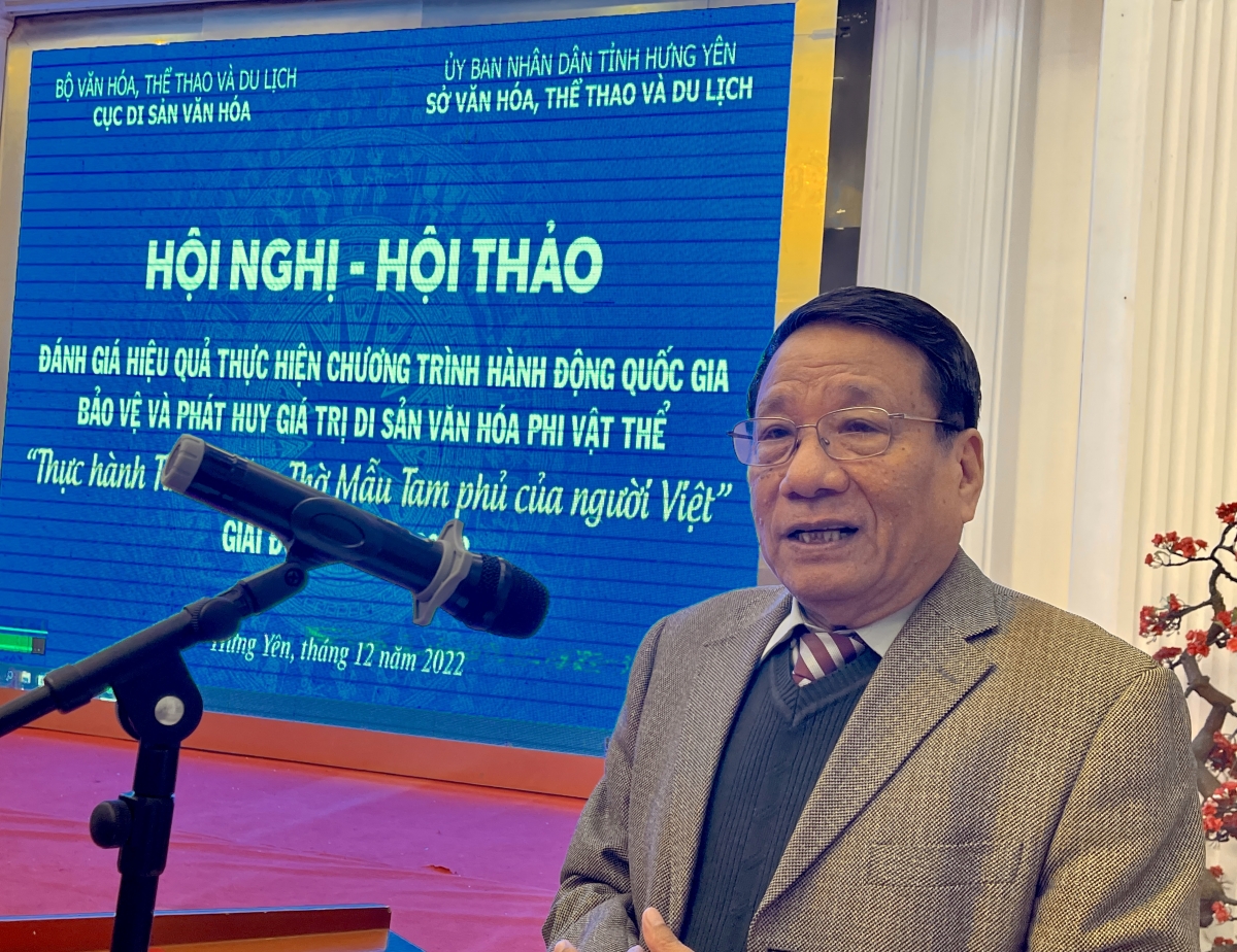 PGS.TS. Đặng Văn Bài, Phó Chủ tịch Hội đồng Di sản văn hóa quốc gia