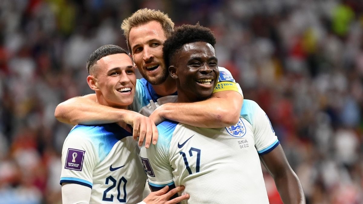 "Tam sư" đang có được hàng công mạnh nhất World Cup 2022. Ảnh: AFP
