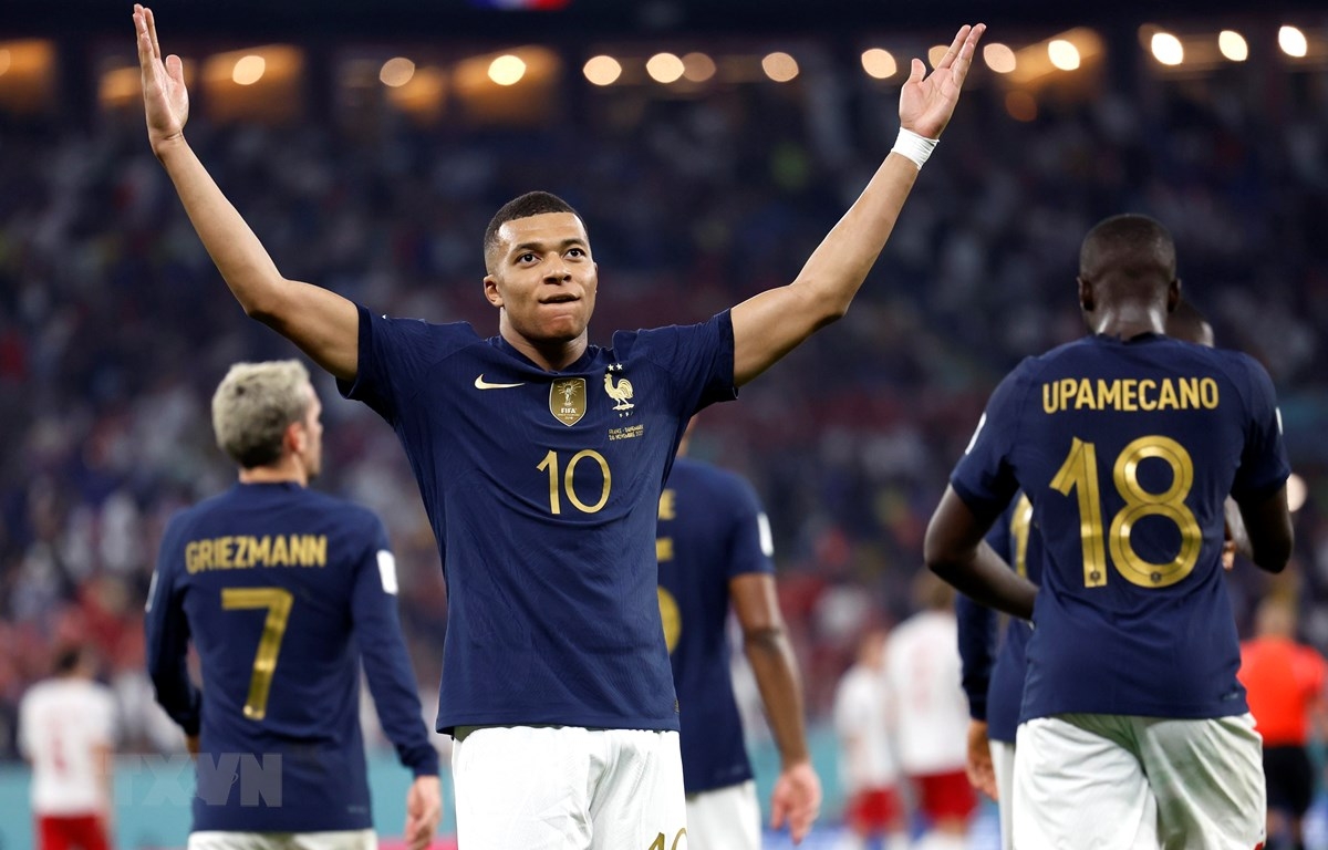 Mbappe (Ảnh: AFP/TTXVN)