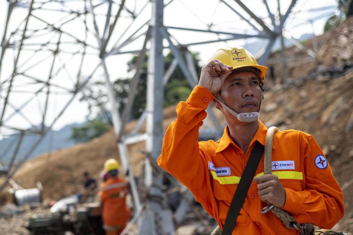 Trên công trường (Ảnh: Thành Vinh - PTC1)