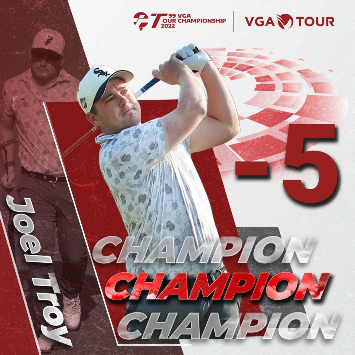 Joel Troy vô địch hai giải đấu trong hệ thống golf chuyên nghiệp Việt Nam 2022