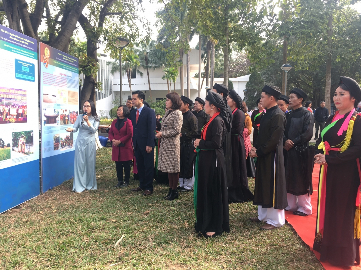 Giới thiệu trưng bày Tinh hoa Quan họ