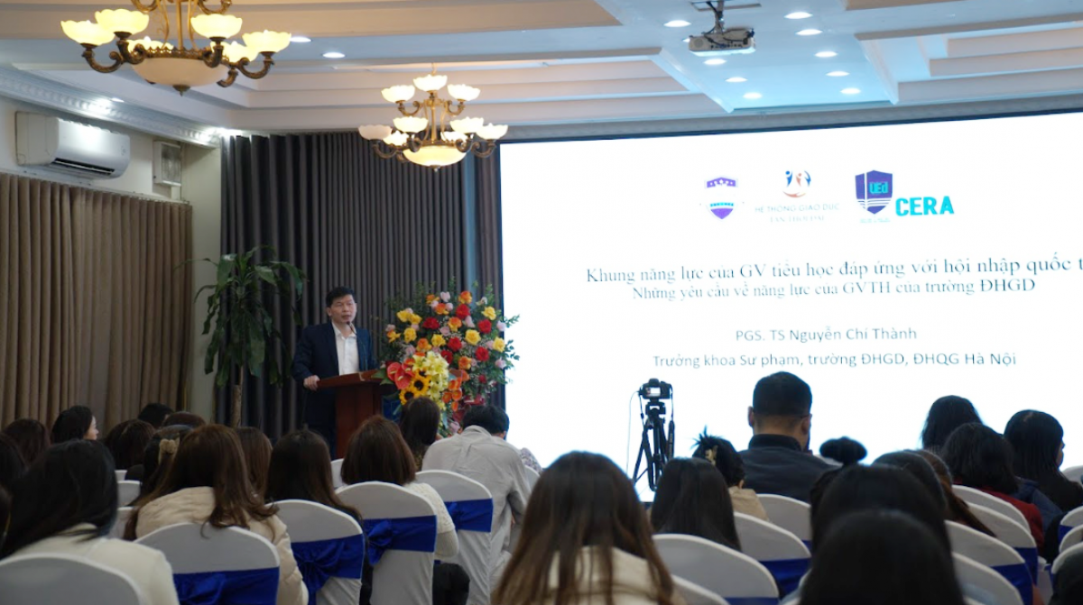 PGS. TS Nguyễn Chí Thành phát biểu tại hội thảo