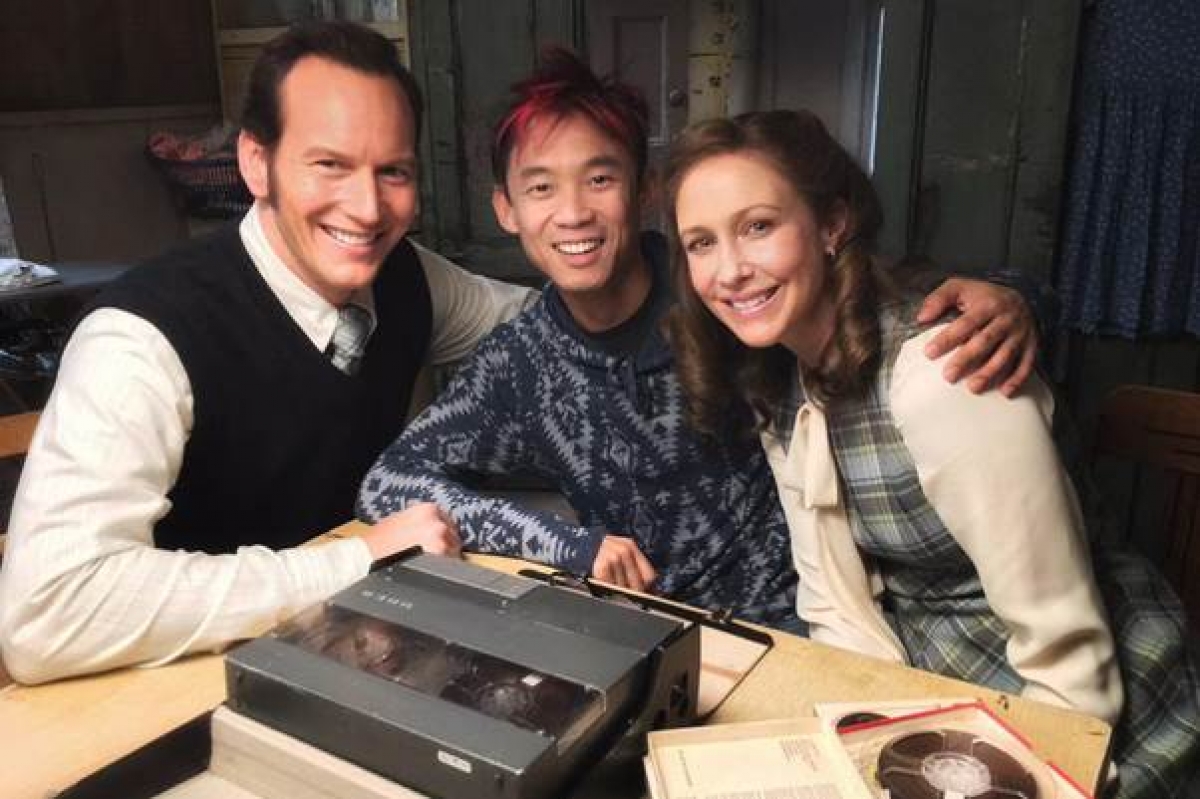 James Wan và 2 diễn viên The Conjuring
