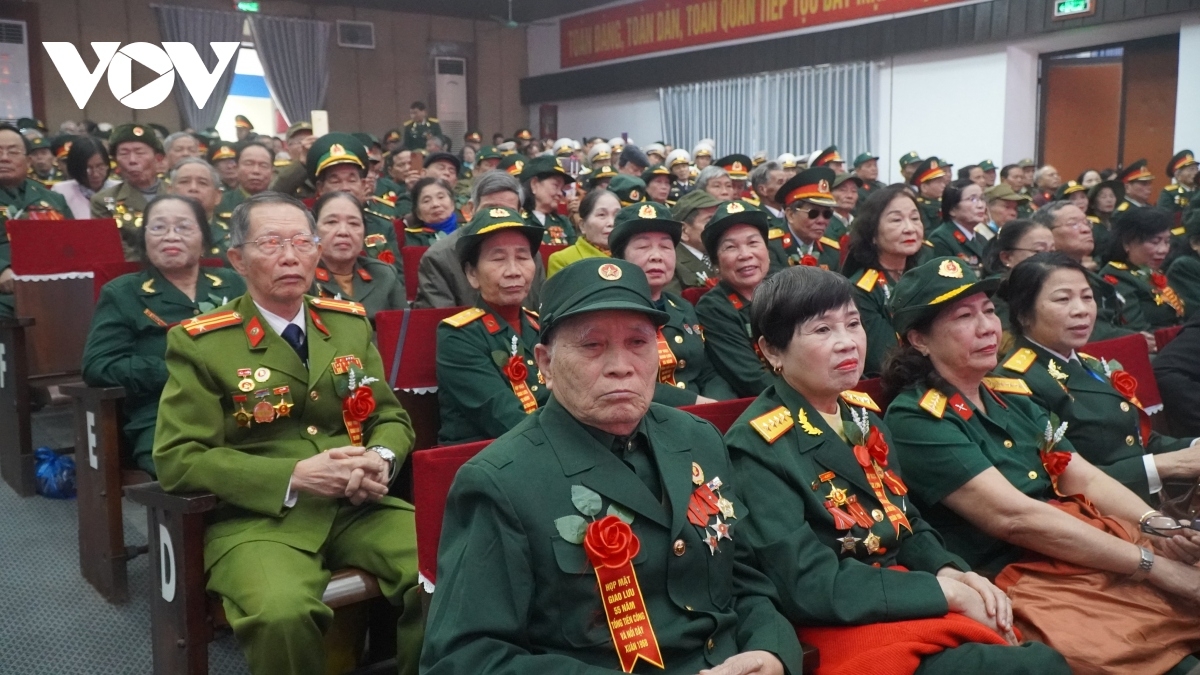 Các đại biểu dự buổi gặp mặt nhân kỷ niệm 55 năm ngày Tổng tiến công và nổi dậy Xuân Mậu Thân 1968