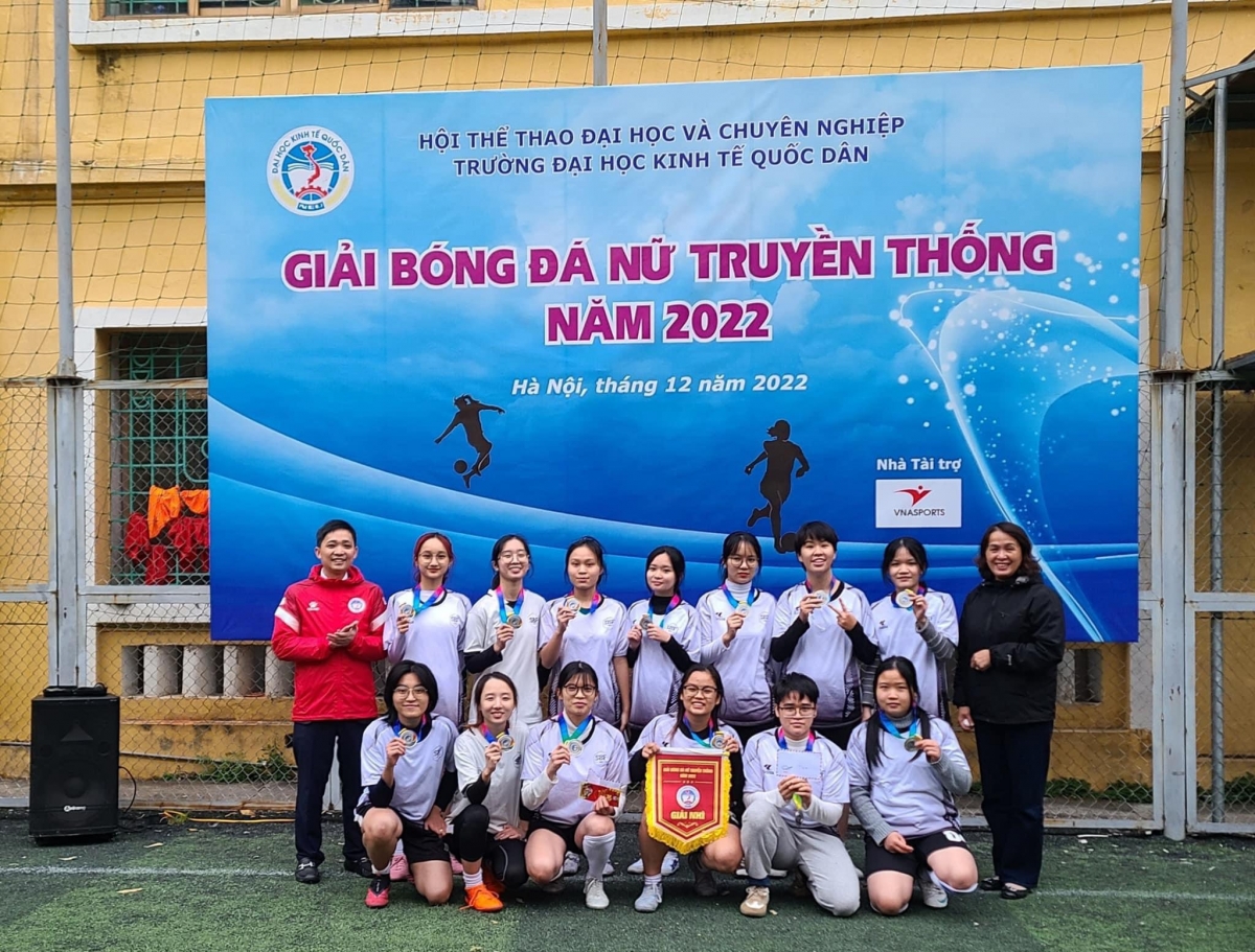 Những giải thể thao lớn góp phần tạo nên sức hút cho đoàn viên thanh niên ở trường đại học Kinh tế quốc dân.