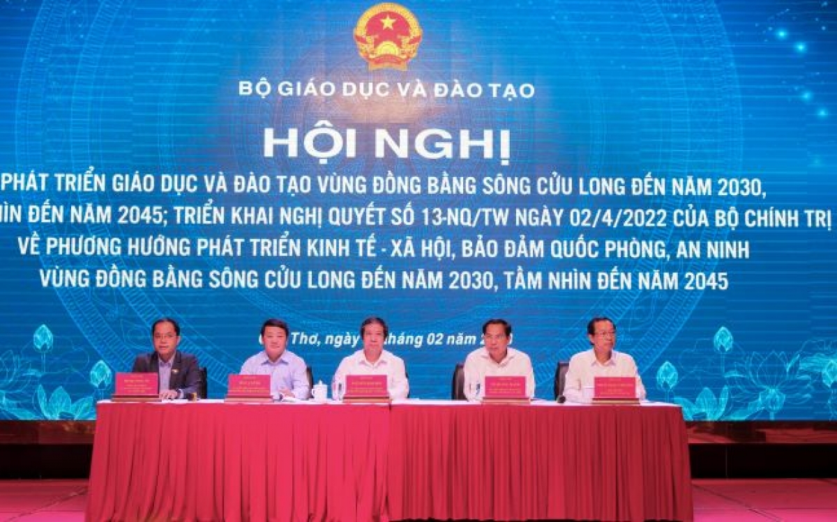 Hội nghị phát triển giáo dục và đào tạo vùng Đồng bằng sông Cửu Long đến năm 2030, tầm nhìn đến năm 2045