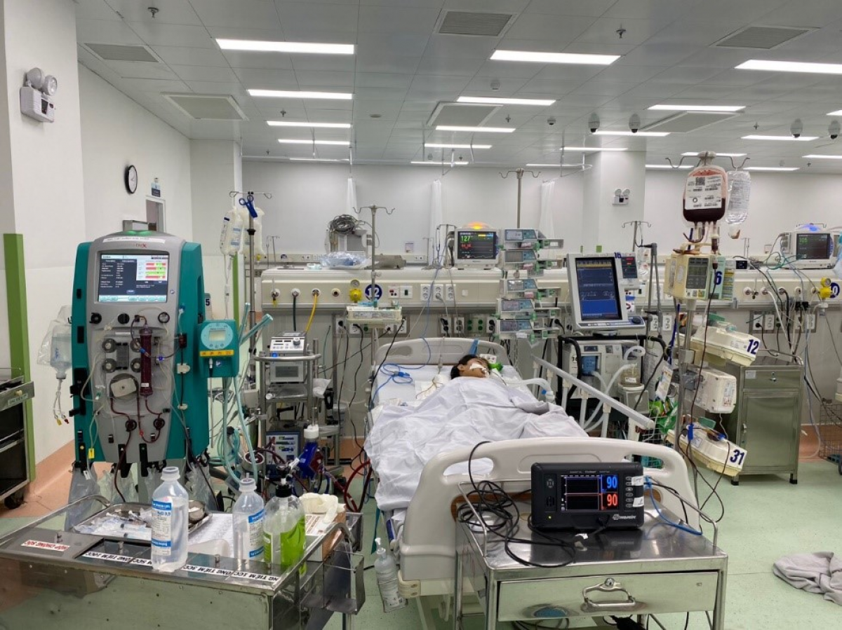 Bệnh nhi được điều trị bằng kỹ thuật ECMO tại BV Nhi đồng 1