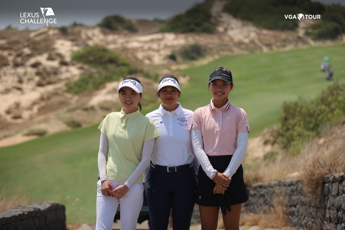 Các VĐV đang trong tốp đầu của bảng nữ Lexus Challenge 2023