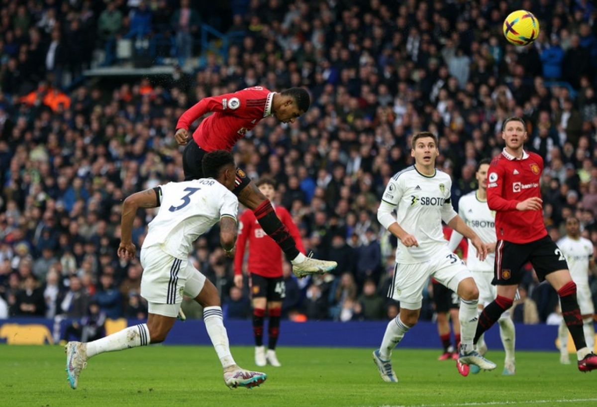 Rashford ghi bàn, MU có chiến thắng quan trọng trước Leeds. Ảnh: Getty