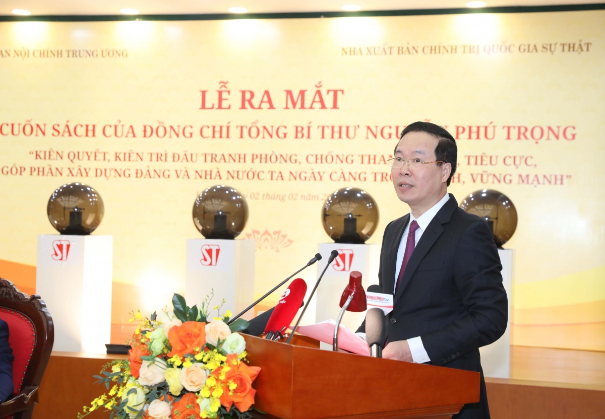 Đồng chí Võ Văn Thưởng - Ủy viên Bộ Chính trị, Thường trực Ban Bí thư, Phó Trưởng ban chỉ đạo Trung ương về phòng, chống tham nhũng, tiêu cực. Ảnh: TTXVN