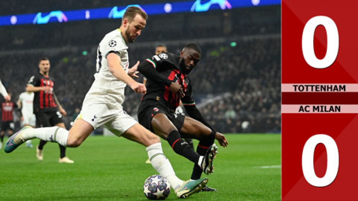 Hòa AC Milan trong trận lượt về - Tottenham bị loại