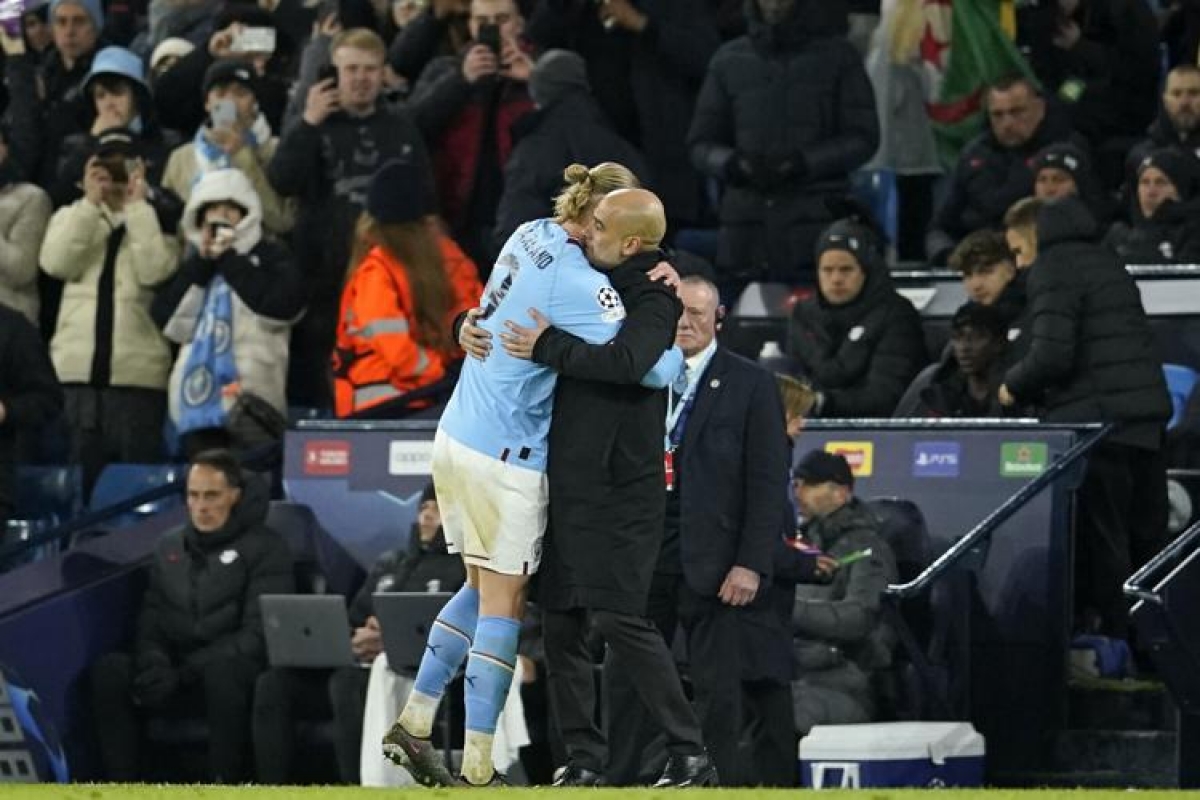 HLV Pep Guardiola rất trọng dụng những nhân tài như Erling Haaland