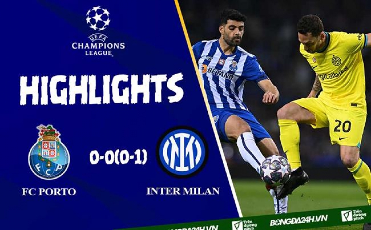 Inter thủ hòa Porto và có vé vào tứ kết