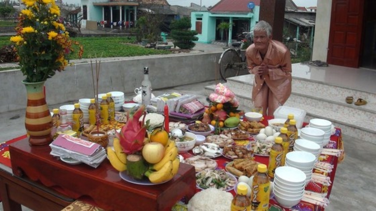 Cụ Nhỏ chủ lễ cúng liệt sỹ Gạc Ma năm 2018