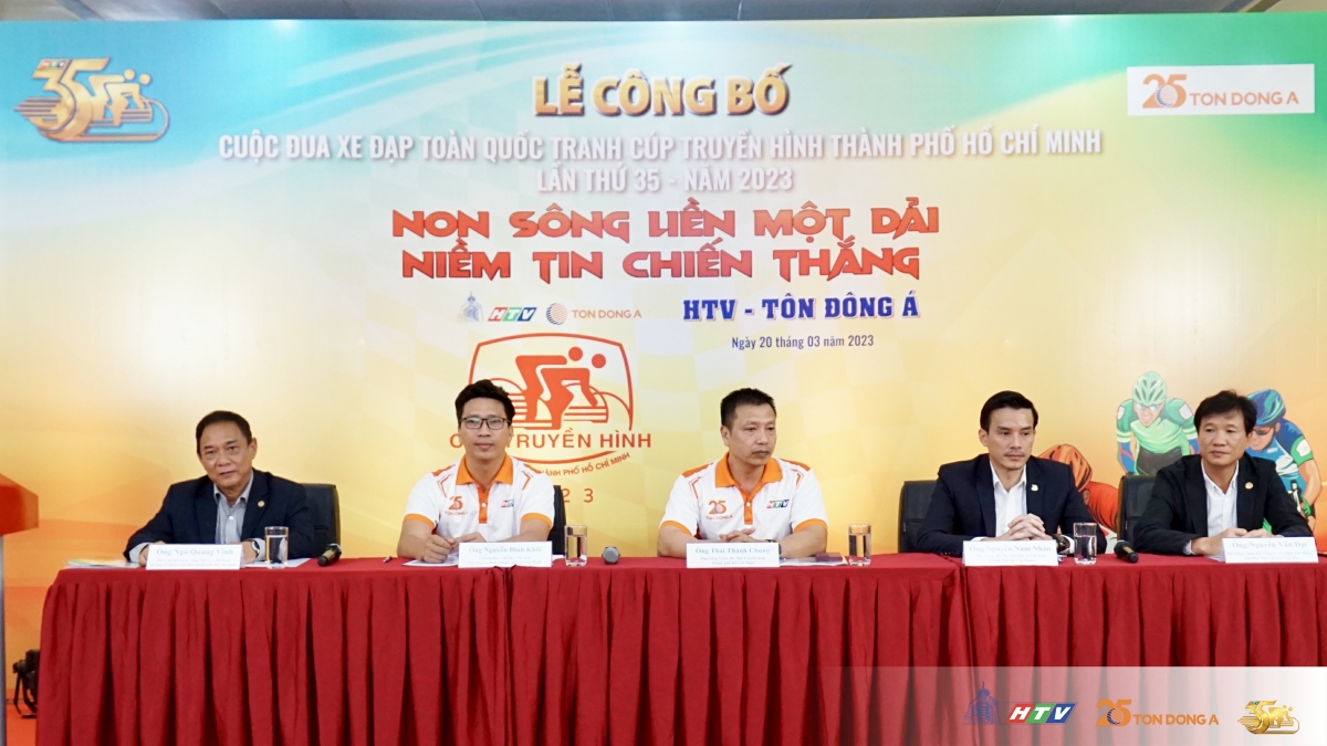 Lễ công bố Cuộc đua xe đạp toàn quốc tranh Cúp truyền hình TP.HCM lần thứ 35
