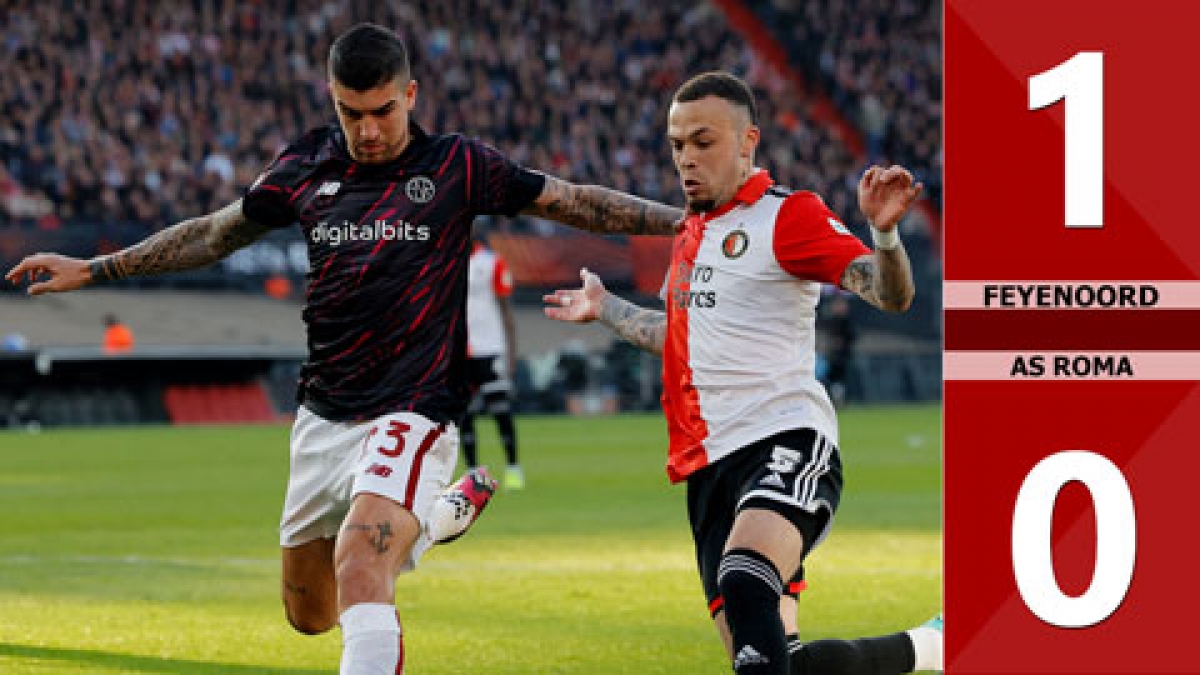 Feyenoord nhọc nhằn vượt qua đội khách Roma