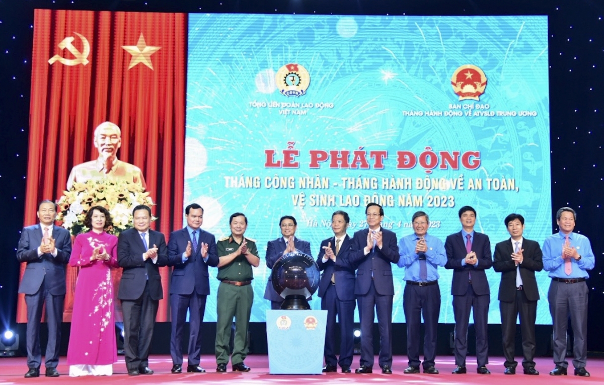 Lễ phát động Tháng hành động về An toàn, vệ sinh lao động
và Tháng Công nhân năm 2023
