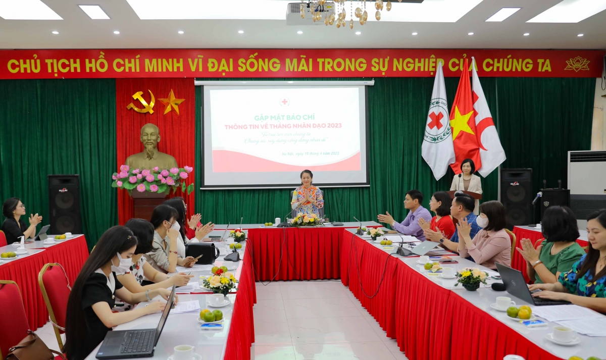 Trung ương Hội Chữ thập đỏ thông tin về Tháng Nhân đạo năm 2023
