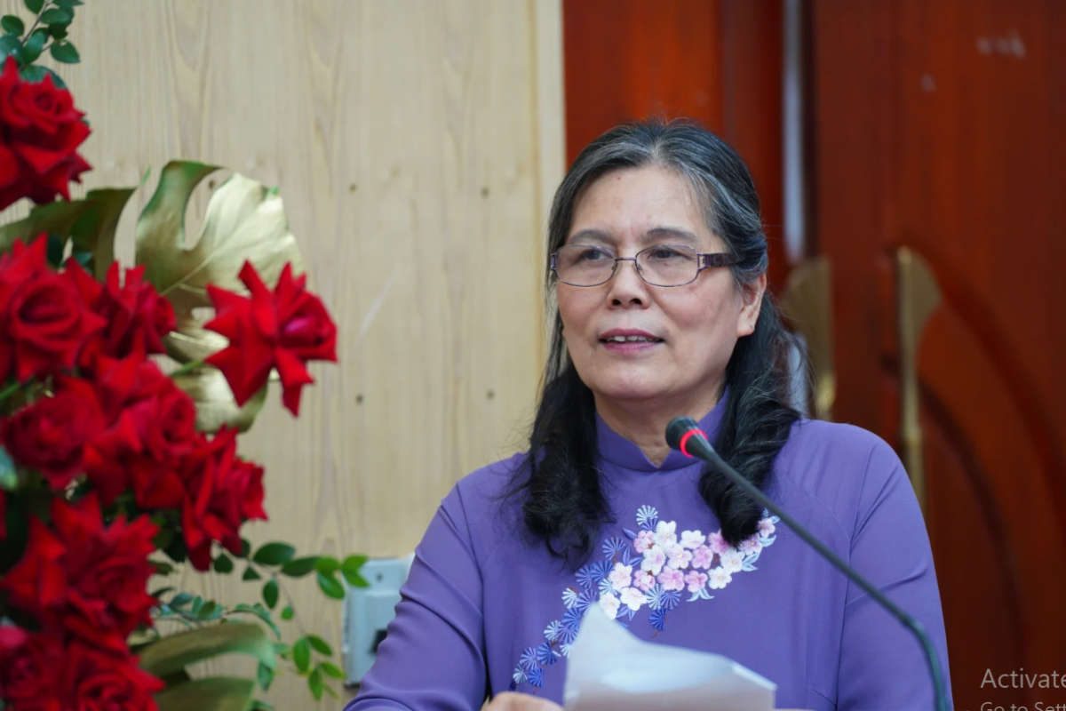 Bà Nguyễn Thị Thanh Hòa - Chủ tịch Hội Hội Bảo vệ quyền trẻ em Việt Nam