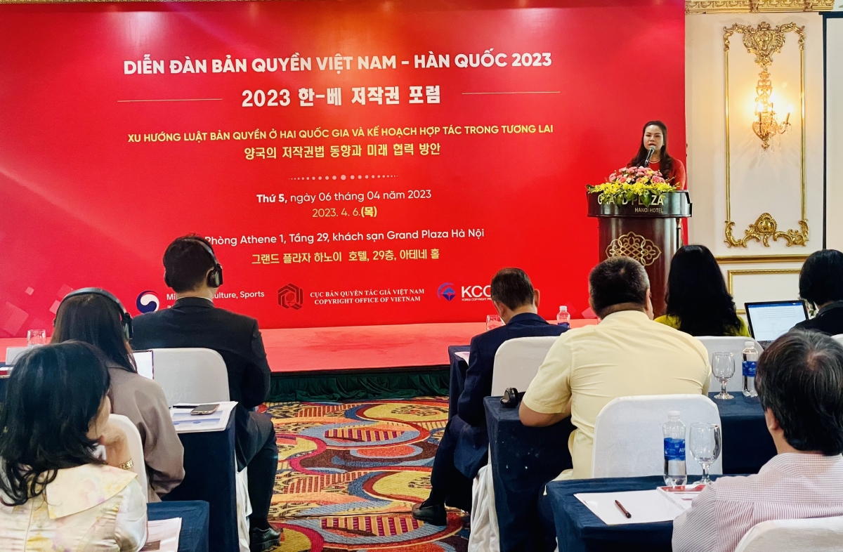 Bà Phạm Thị Kim Oanh, Phó Cục trưởng Cục Bản quyền tác giả