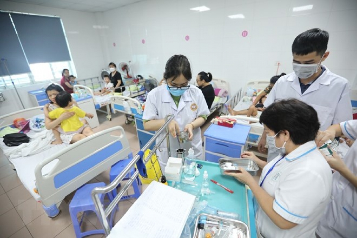 Bệnh nhi điều trị tại Bệnh viện Thanh Nhàn