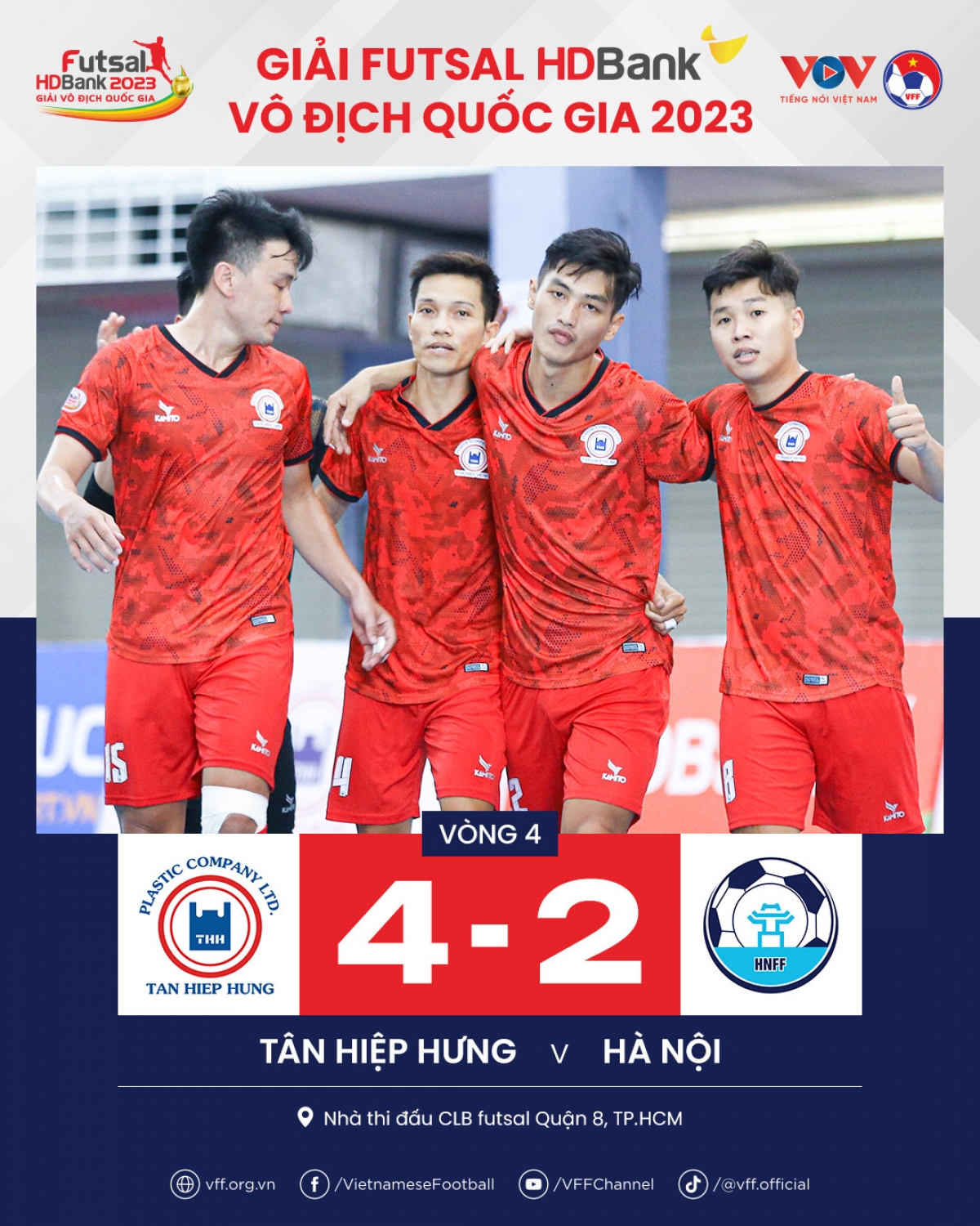 Tân Hiệp Hưng có chiến thắng đầu tiên tại giải năm nay