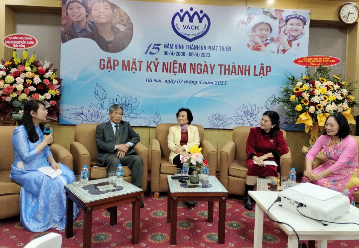 Buổi gặp mặt kỷ niệm 15 năm thành lập Hội Bảo vệ quyền trẻ em Việt Nam
(8/4/2008-8/4/2023)
