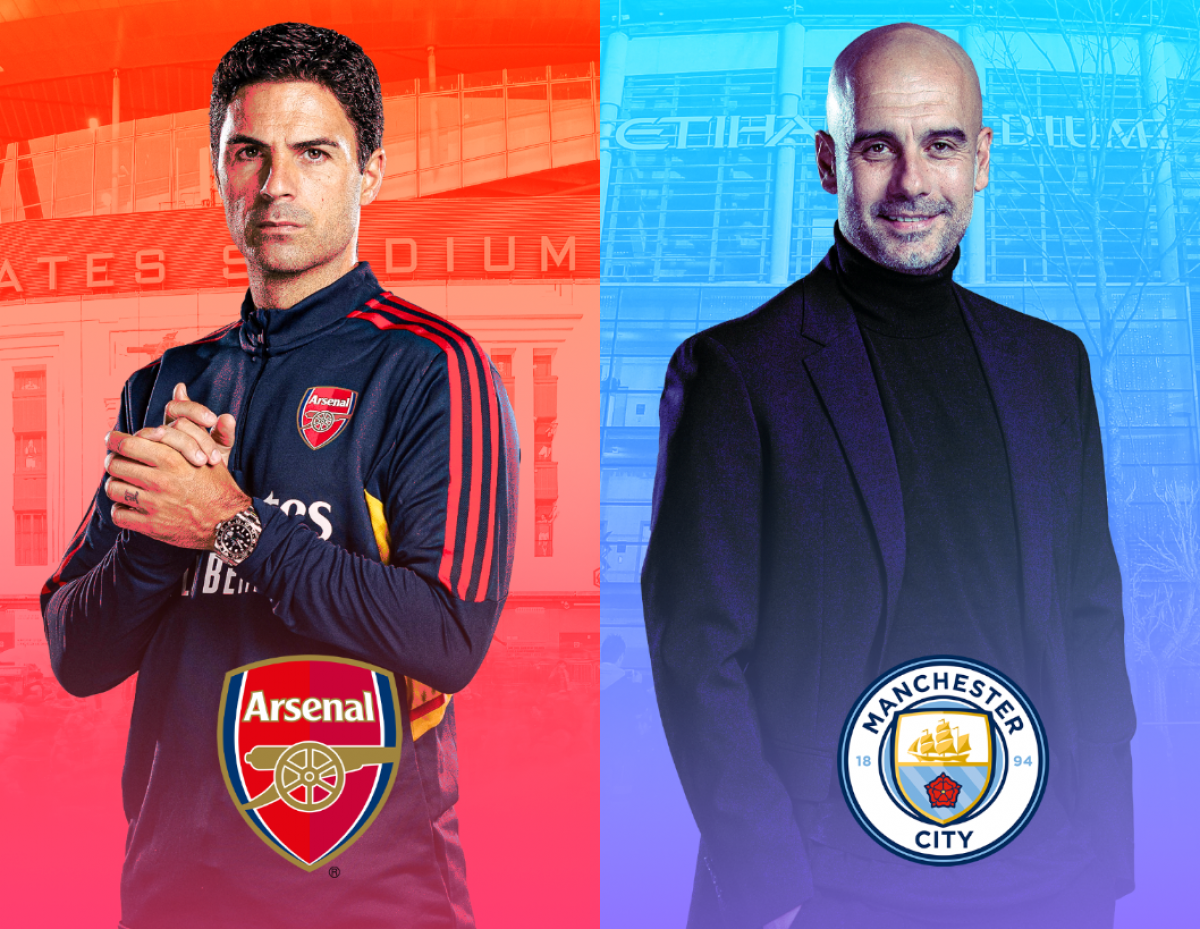 Arteta gục ngã vào phút chót trong cuộc tỷ thí với Pep
