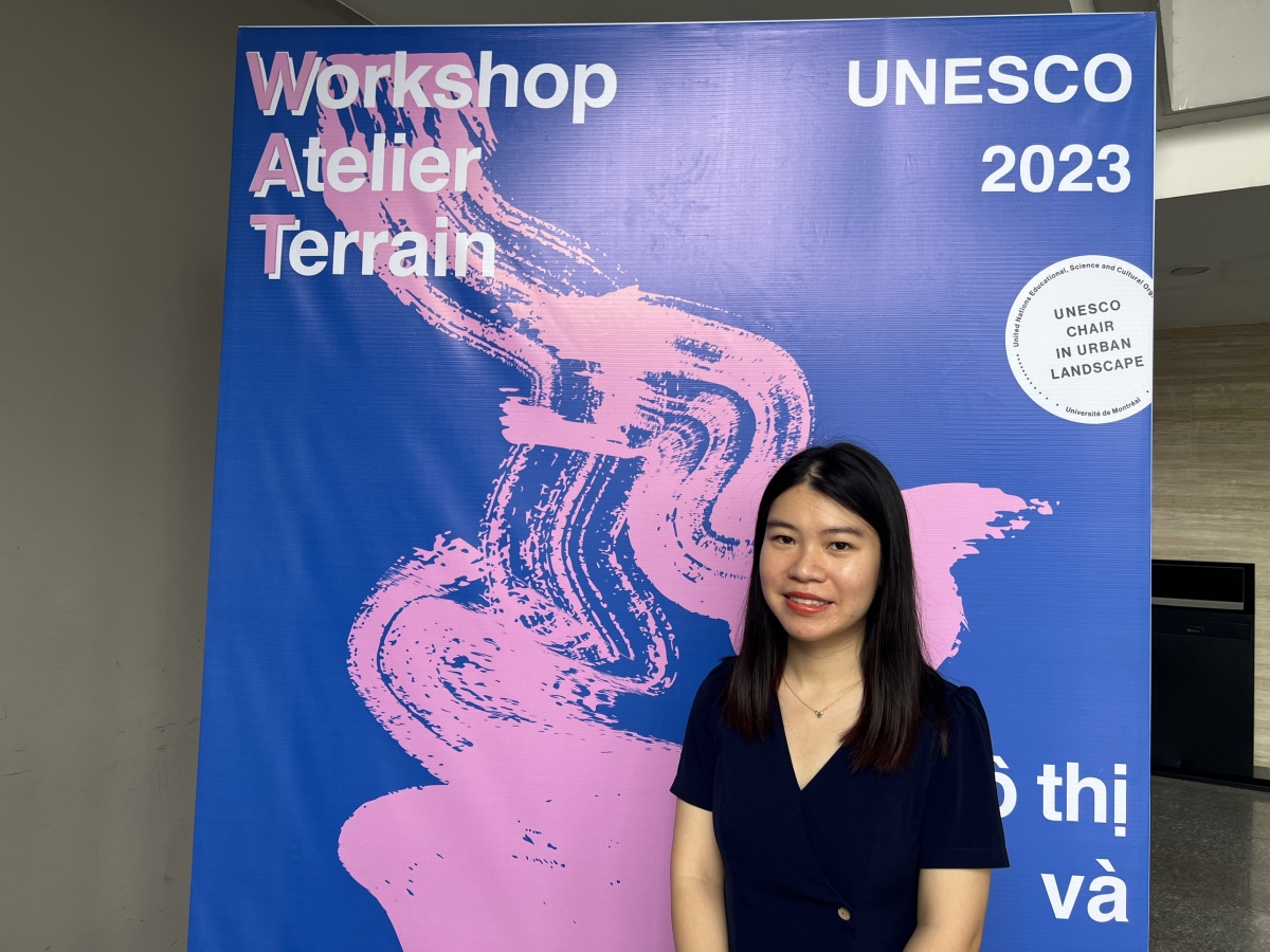 Bà Trần Thị Ngọc Hân, cán bộ Ban Văn hóa, Văn phòng UNESCO tại Hà Nội