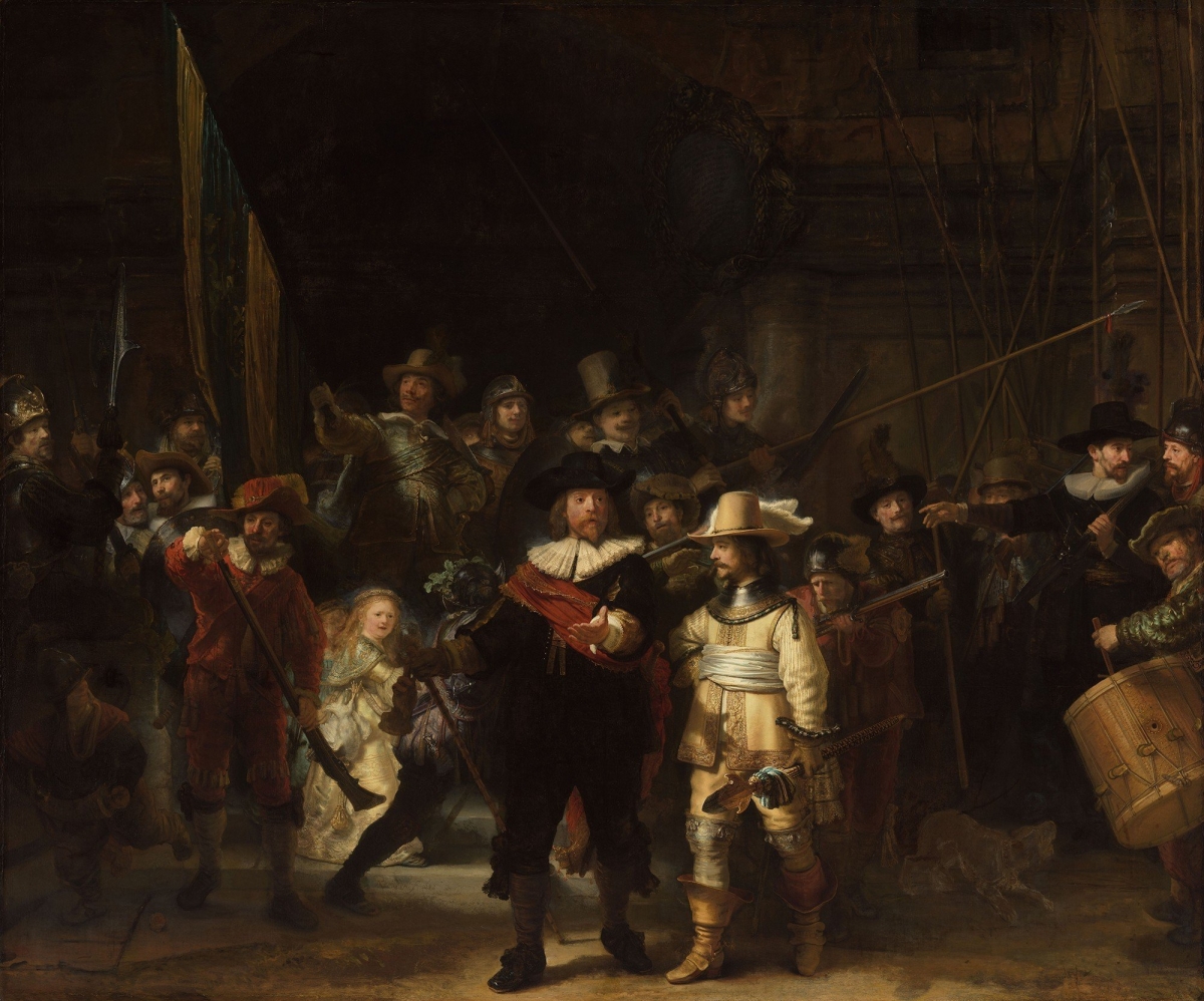 Tuần tra đêm. Họa sỹ: Rembrandt van Rijn