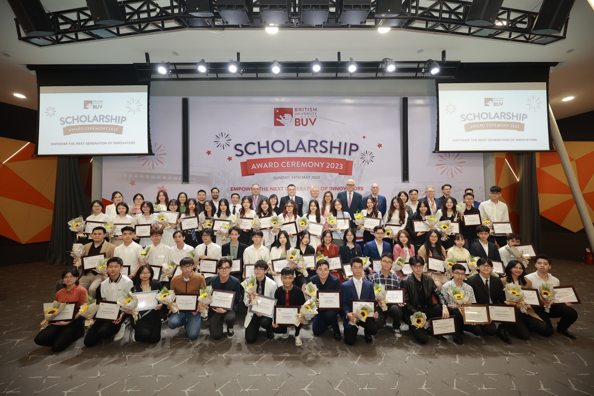Những thí sinh được nhận học bổng Scholarship Award Ceremony 2023 của BUV