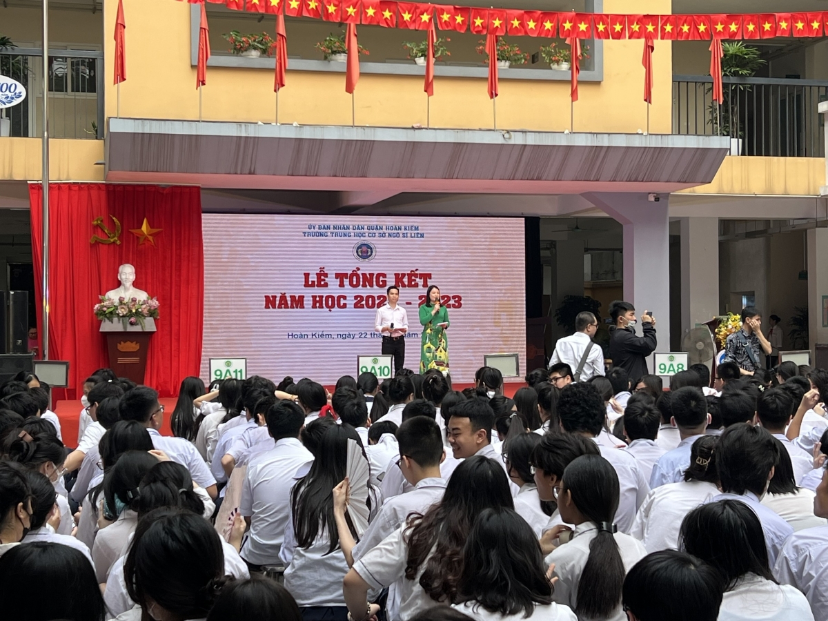 Lễ tổng kết năm học 2022 - 2023 của Trường THCS Ngô Sỹ Liên