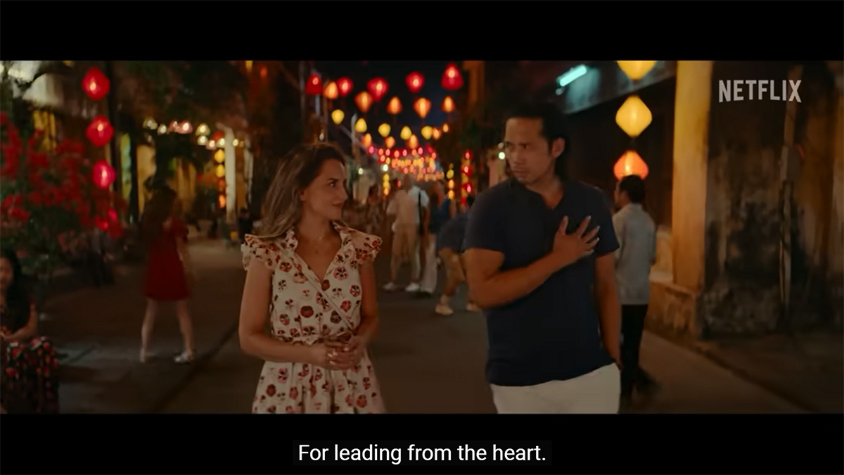 Khung cảnh phố cổ Hội An trong phim A Tourist's Guide to Love