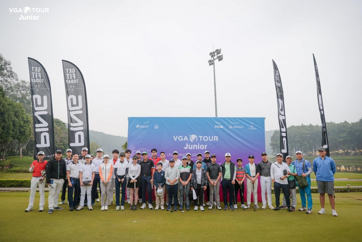 Các VĐV tham dự chặng đầu tiên thuộc hệ thống VGA Junior Tour 2023