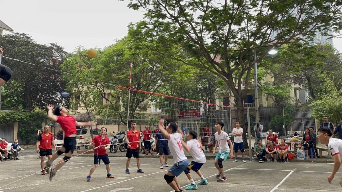 Giao hữu bóng chuyền hơi