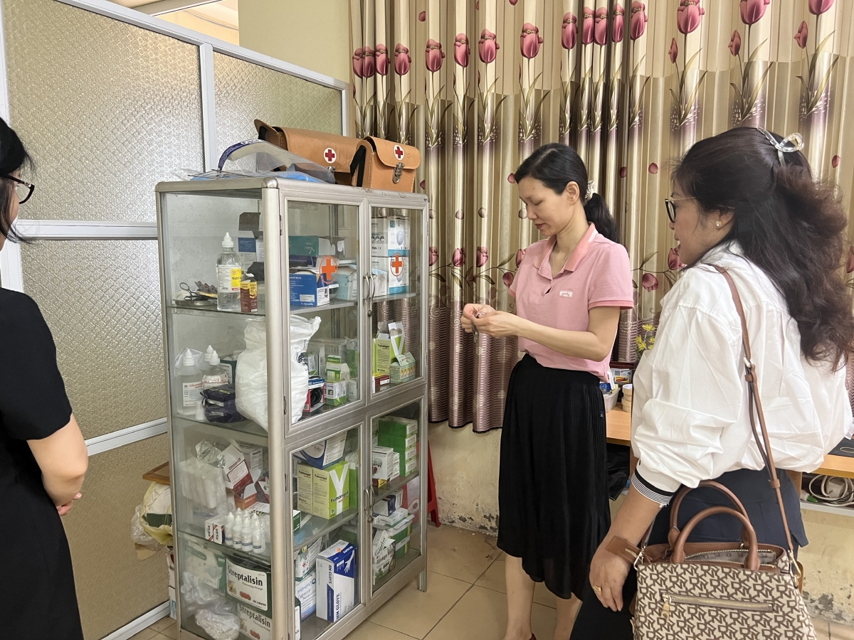 Phòng y tế tại điểm thi trường THPT Việt Yên 1 sẵn sàng phục vụ kỳ thi