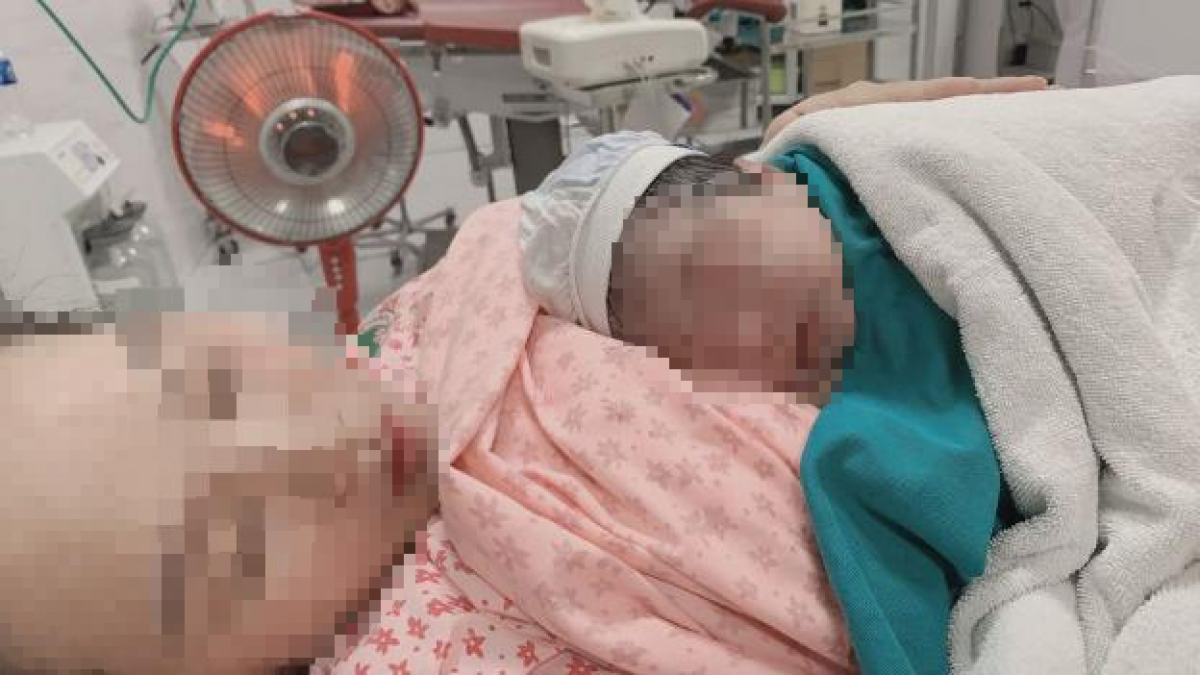 Sức khỏe của 2 mẹ con chị V. đã ổn định và được xuất viện