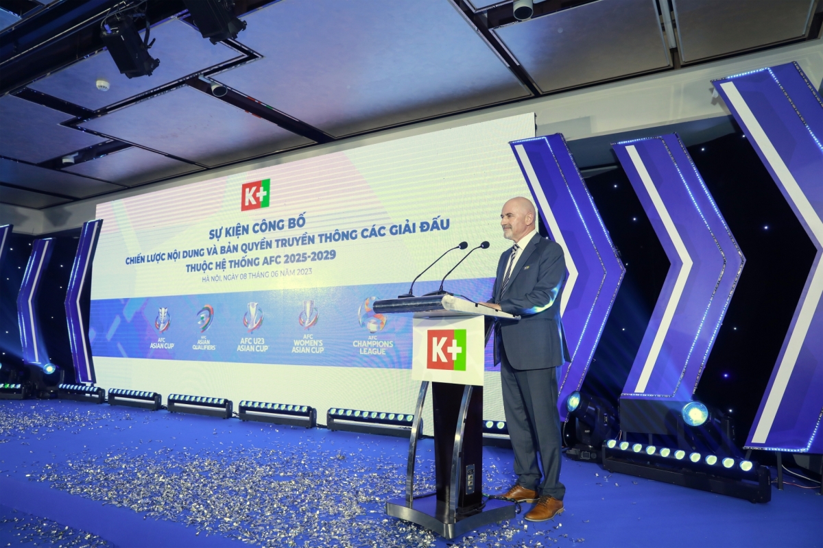 Ông Andrew Rogers, Giám đốc Thương mại AFC cho biết giải đấu cấp độ châu lục cho các CLB bóng đá nữ sẽ được tổ chức từ năm 2024