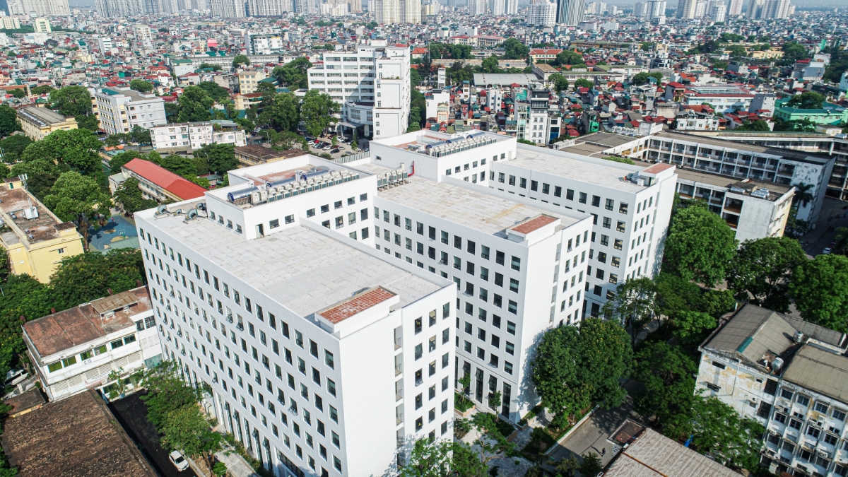Tòa nhà C7 nhìn từ trên cao