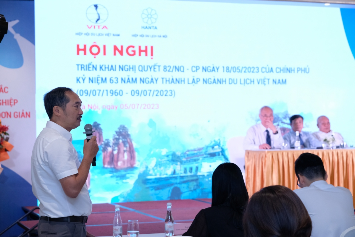 Ông Cao Trí Dũng- Chủ tịch Liên Chi hội Lữ hành Việt Nam, Chủ tịch Hiệp hội Du lịch thành phố Đà Nẵng. Ảnh:Văn Phong