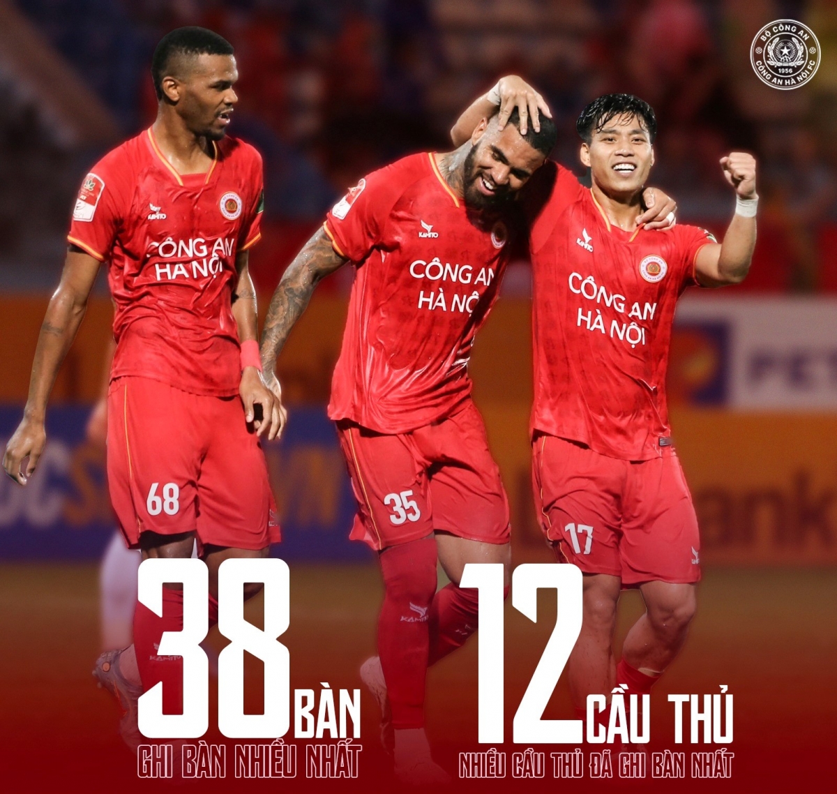 Hàng công "vô đối" tại V.League năm nay (Ảnh: CAHN FC)