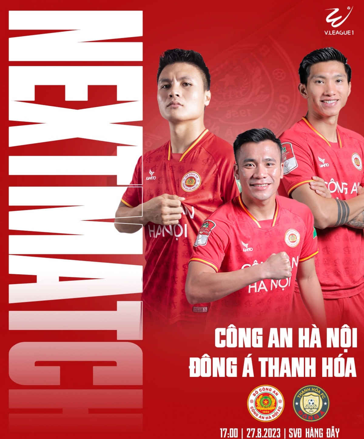 Cúp vô địch sắp được trao trân sân Hàng Đẫy? (Ảnh: CAHN FC)