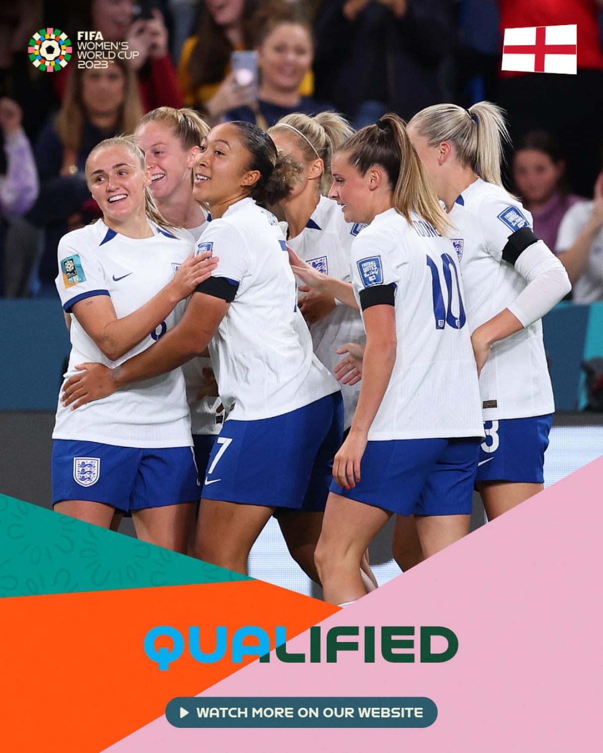 Tuyển nữ Anh có chiến thắng cách biệt trước Trung Quốc ở lượt đấu cuối (Ảnh: FIFA)