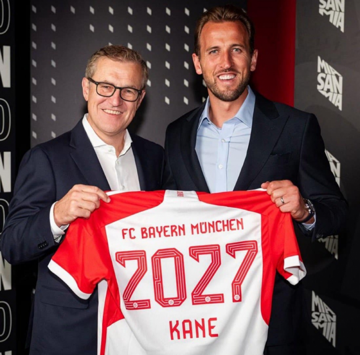 Harry Kane chính thức gia nhập CLB Bayern Munich. Ảnh: Bayern Munich FC