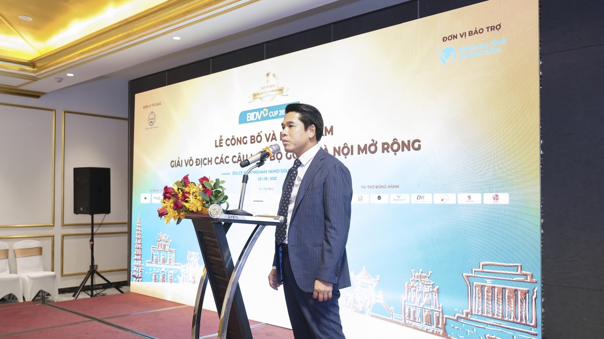 Ông Nguyễn Tô Ninh, Chủ tịch Hội golf thành phố Hà Nội (HNGA)