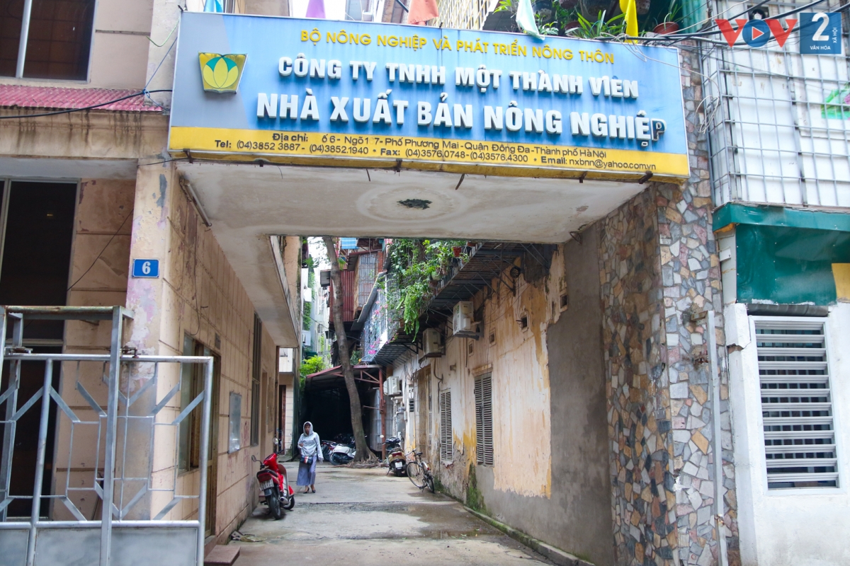 Công ty TNHH Một thành viên Nhà xuất bản Nông nghiệp tại 167/6 phố Phương Mai, quận Đống Đa có diện tích 821m2.