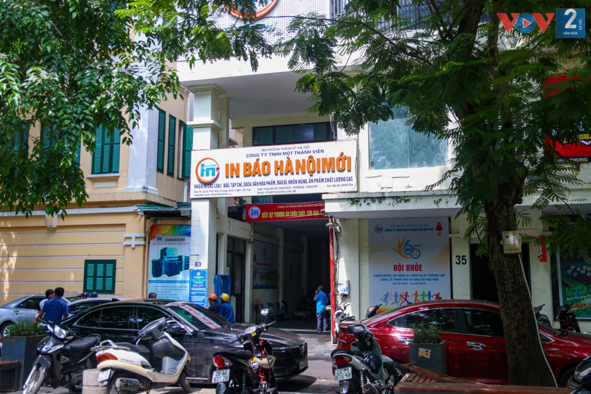 Công ty TNHH Một thành viên In báo Hà Nội mới tại 35 Nhà Chung, quận Hoàn Kiếm.