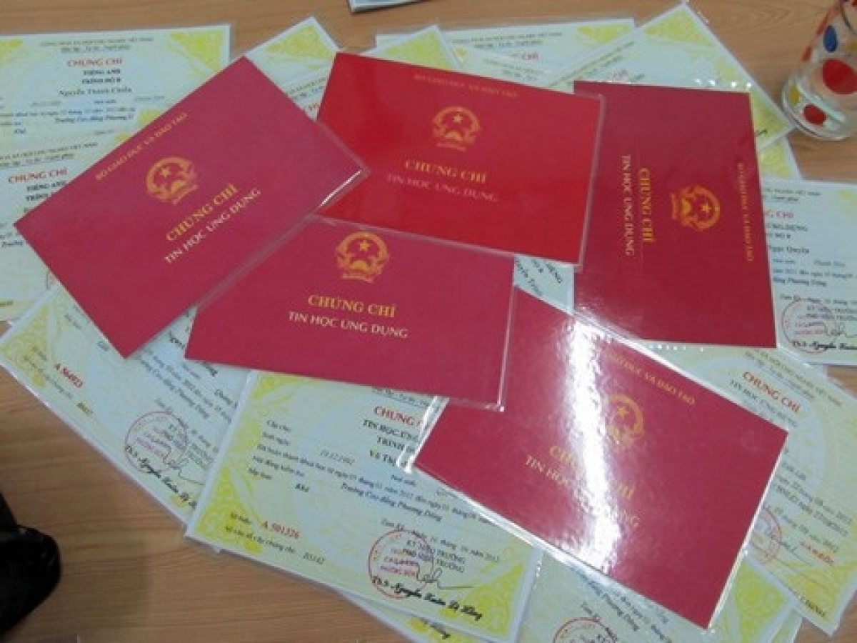 Một số địa phương khi bổ nhiệm, chuyển xếp giáo viên mầm non, tiểu học, trung học cơ sở sang chức danh nghề nghiệp tương ứng vẫn yêu cầu giáo viên phải nộp chứng chỉ bồi dưỡng theo tiêu chuẩn chức danh nghề nghiệp, chứng chỉ tin học, chứng chỉ ngoại ngữ khiến việc bổ nhiệm, chuyển xếp chức danh nghề nghiệp còn khó khăn (ảnh minh họa)